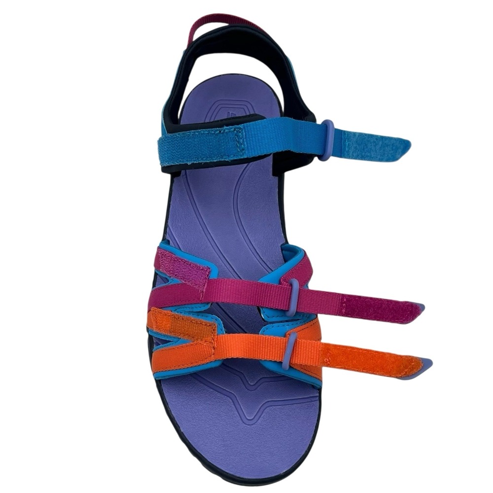 Teva Tirra Youth Big Girls Sport Sandals Size 6 Blue Rose Multi Open Toe Outdoor - Picture 6 of 14